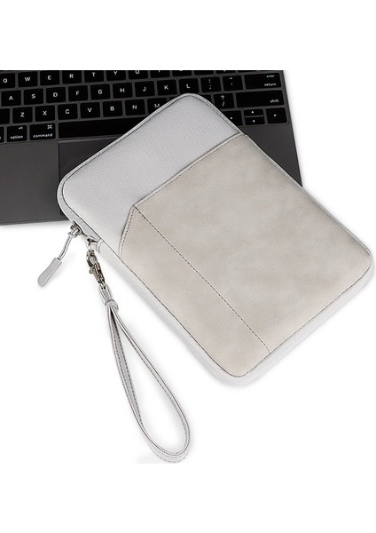 Darbeye Dayanıklı Taşıma Çantası iPad Mini 7.9-8.4 Inç Çizilmeye Dayanıklı Tabletler Dış Kılıflı Fermuarlı Kol Çantası-Açık Gri (Yurt Dışından) fiyatları
