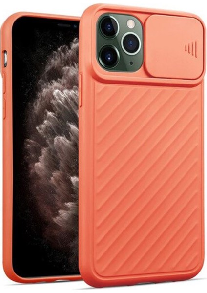 Apple iPhone 12 Pro Uyumlu Kızaklı Kamera Korumalı Arka Koruma Kılıf