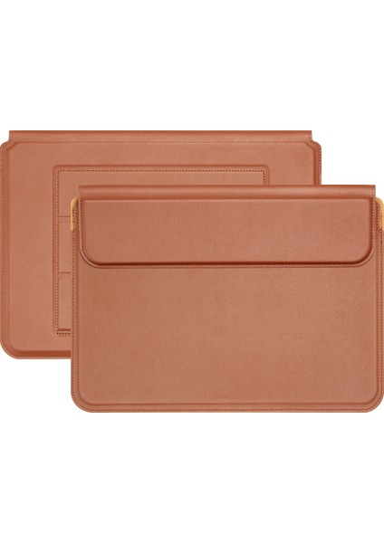 Pu Deri Su Geçirmez Dizüstü Bilgisayar Kol Çantası Yatay Taşıma Çantası MacBook Air 13.3 Inç (Yurt Dışından)