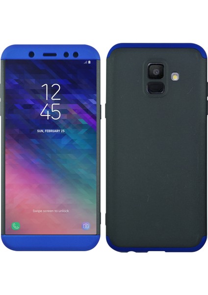 Samsung Galaxy A600 A6 2018 Uyumlu Ön Arka Koruma Arka Koruma Kılıf