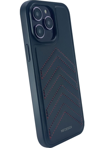 Apple iPhone 13 Pro Max Uyumlu Lynko Co Deri Seri Arka Koruma Kılıf