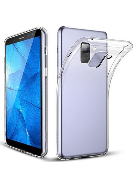 Samsung Galaxy A600 A6 2018 Uyumlu Tıpalı Şeffaf Seri Arka Koruma Kılıf