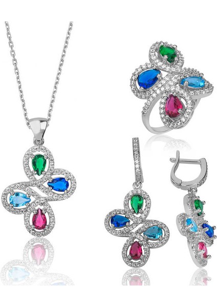 Gümüş Renkli Bayan Set