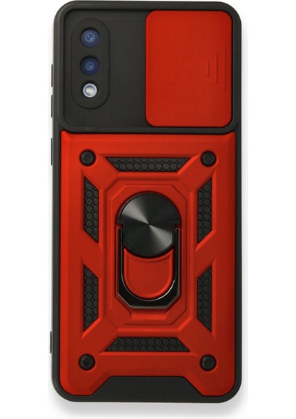 Samsung Galaxy A02 Uyumlu Kızaklı Panzer Seri Arka Koruma Kılıf