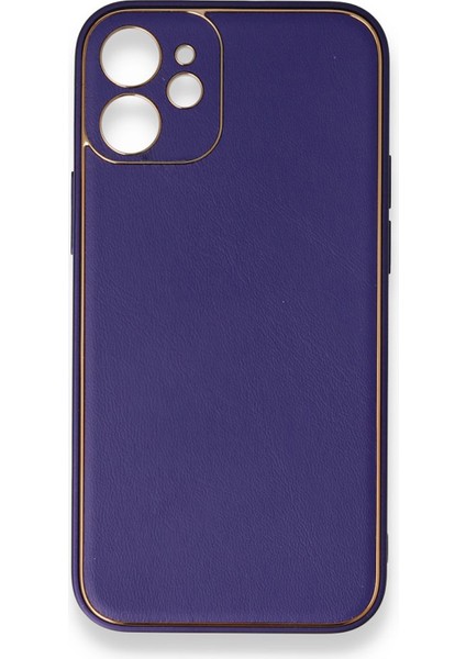 Apple iPhone 12 Uyumlu Coco Leather Seri Arka Koruma Kılıf