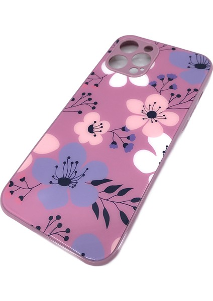 Apple iPhone 12 Pro Max Uyumlu Laser Baskı Desenli Arka Koruma Kılıf