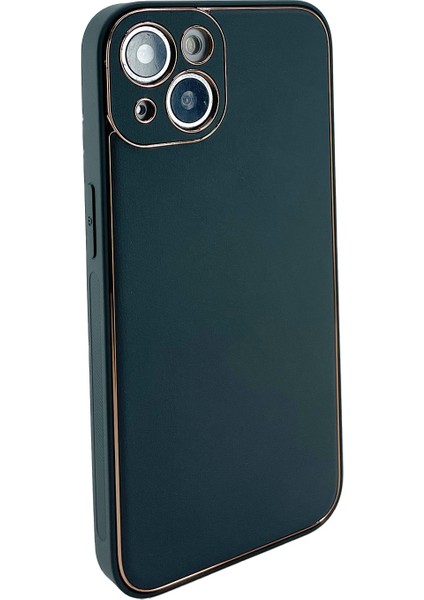 Apple iPhone 14 Uyumlu Coco Leather Seri Arka Koruma Kılıf