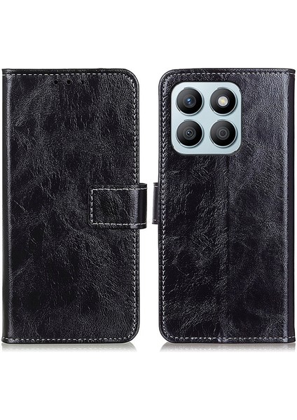 Honor X8B Için Retro Crazy Horse Doku Kılıfı (Yurt Dışından)