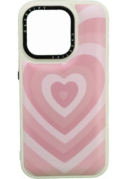 Apple iPhone 14 Pro Uyumlu Kalpli Casetify Seri Arka Koruma Kılıf