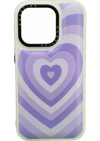 Apple iPhone 14 Pro Uyumlu Kalpli Casetify Seri Arka Koruma Kılıf