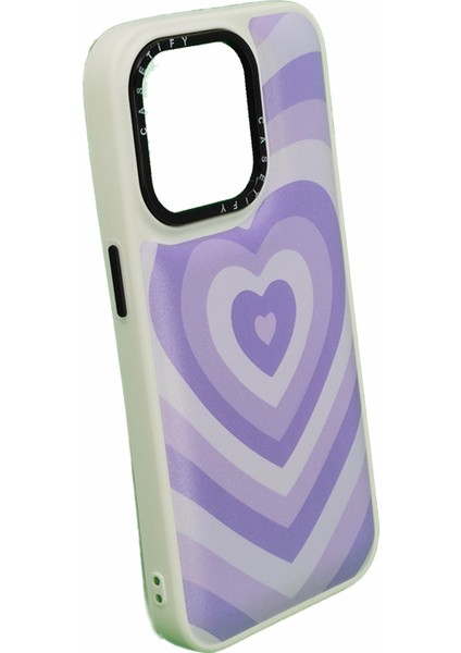 Apple iPhone 14 Pro Uyumlu Kalpli Casetify Seri Arka Koruma Kılıf