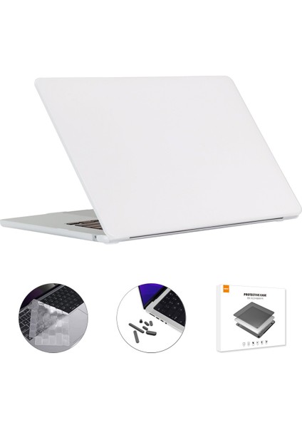 Macbook Air 15 Inç (2023) A2941 (Ab Versiyonu) Mat Dizüstü Pc Kılıfı ile Tpu Klavye Filmi + Toz Geçirmez Fişler (Yurt Dışından)