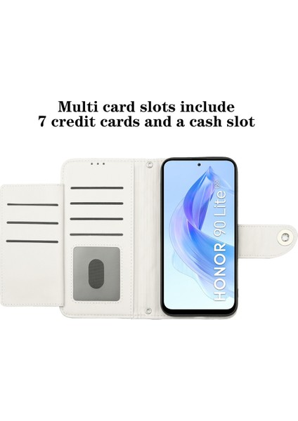 Honor 90 Lite Için Eşkenar Dokulu Pu Kılıf (Yurt Dışından) indirimleri