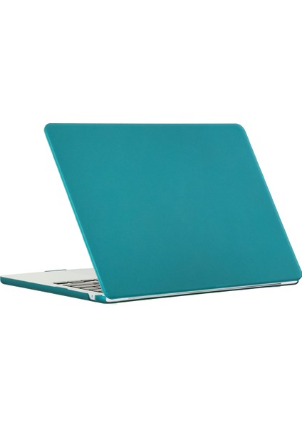 MacBook Air 13 Inç (2024) A2681 (M2)/A3113 (M3)/(2022) Mat Pc Kasası Çizilmez Kabuk-Koyu Yeşil Için (Yurt Dışından)