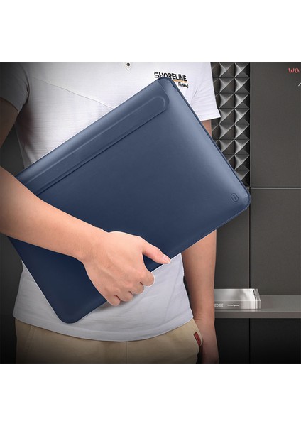 MacBook Pro 14 Inç 2021 Su Geçirmez Ince Pu Deri Laptop Kılıfı-Kahve Için Dizüstü Bilgisayar Kol Çantası (Yurt Dışından) fiyatları