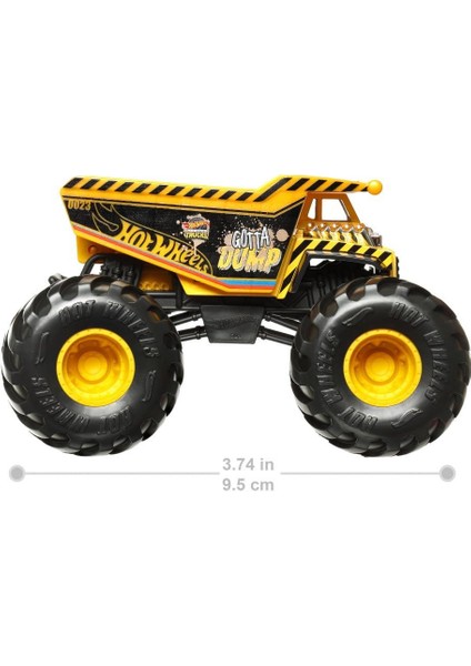 Mattel Hot Wheels Monster Trucks 1:24 Gotta Dump FYJ83-HKM51 fiyatları