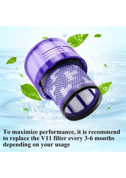 Dyson V15 V11 SV14 Yıkanabilir Filtre Kablosuz Çubuk Vakum Süpürge Yedek Parçaları Hepa Filtre Değiştirme Bölüm A (Yurt Dışından)