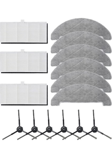 Mop Bezleri Yan Fırçalar Hepa Filtre Aksesuarları Parçaları S9 Robot Süpürge Parçaları Için Fit (Yurt Dışından)