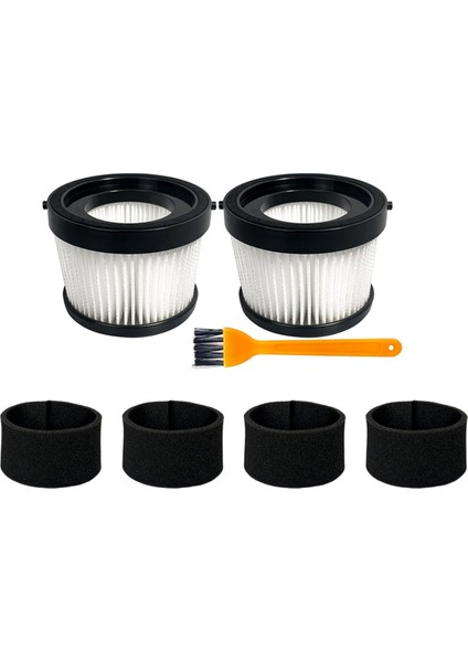 DCV501HB Akülü El Süpürgesi Için 2 Adet DCV5011H Hepa Filtre, 4 Köpük Kol Filtresi ve 1 Fırça ile (Yurt Dışından)