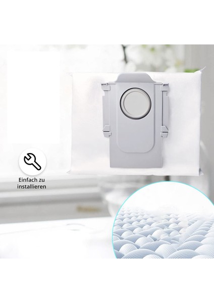 Q7MAX+ Robot Süpürge Aksesuarları Vakum Torbası Için Uyumlu Yedek Parçalar Toz Torbası (Yurt Dışından) fiyatları