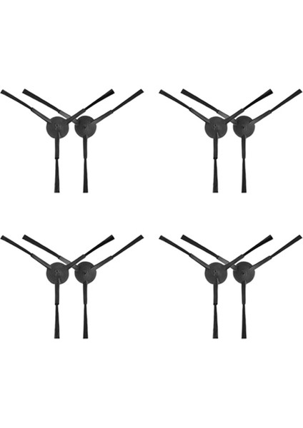 G8000/G8000 PRO/G20 Robot Süpürgeler Için 8 Adet Yan Fırça Yedek Parça Aksesuarı (Yurt Dışından)