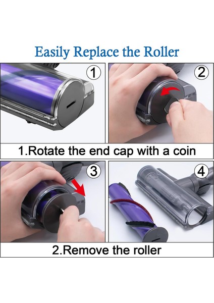 Hızlı Bırakılan Temizleyici V7 V8 V10 V11 V15 Vakum Modelleri Temizleyici Kafa Yedek Parça Elektrikli Kafa (Yurt Dışından) modelleri