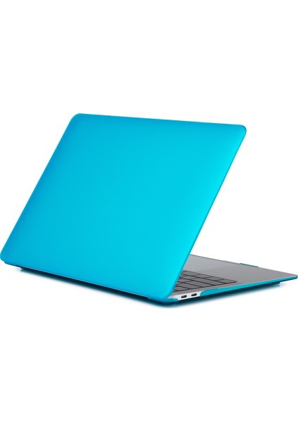 MacBook Air 13 Inç (2020) İçin Mat Plastik Ön ve Arka Koruyucu Kılıf Gök si (Yurt Dışından)