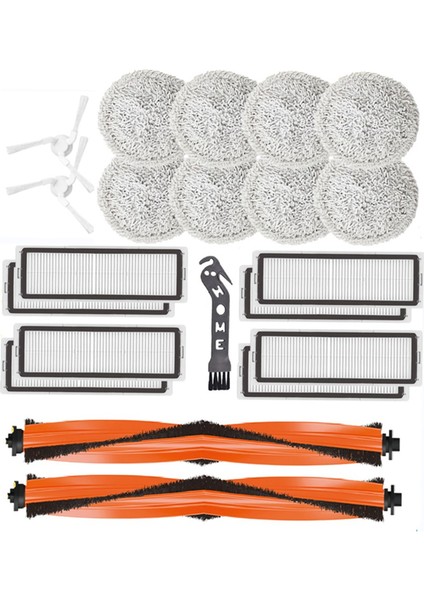 21 Adet Pro STYTJ06ZHM Robotlu Süpürge Hepa Filtre Ana Yan Fırça Paspas Bezi Aksesuarları Kiti (Yurt Dışından) indirimleri