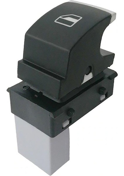 Volkswagen Golf 5 - 6 Tekli Cam Açma Dügmesi Anahtarı 2007--2013 Krom