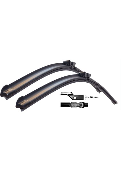 Volkswagen Golf 7 Ön ve Arka Silecek Takımı 650MM+450MM