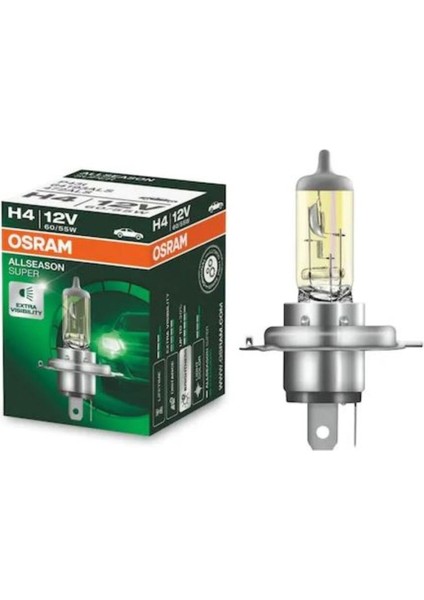 Allseason H4 Ampul 2 Li (Kolormatik) Als-H4