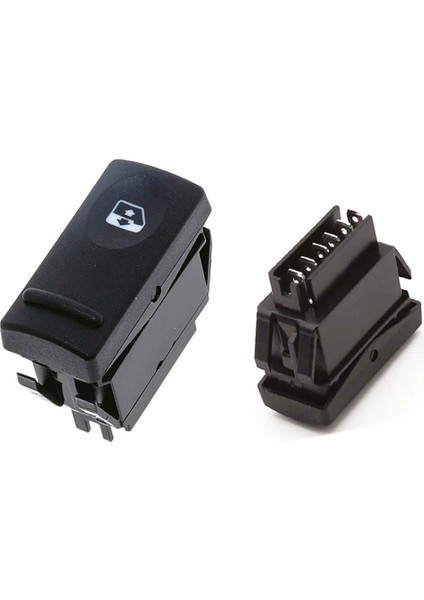 Renault R 19 Cam Açma Kapama Anahtarı Düğmesi Anahtarı 6 Pinli / 7700817337