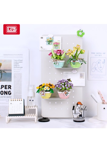 Yaratıcı Çiçek Yapı Modeli (409 Parça) (Yurt Dışından)