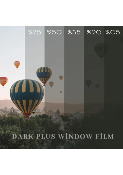 Dark Plus %05 Koyu Ton Cam Filmi (75 cm x 7