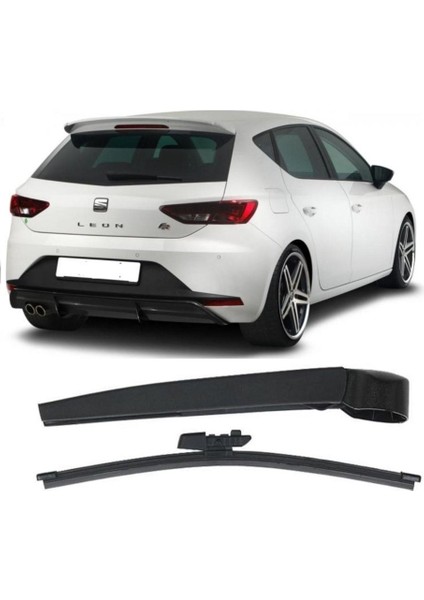 Seat Leon Uyumlu Mk3 Arka Silecek Kolu ve Süpürgesi 2012--2018