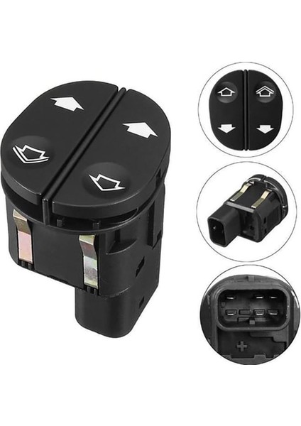 Ford Fiesta Ön Sol Cam Açma Düğmesi Anahtarı 2001-2008