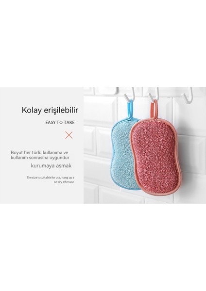 Ev Tipi Çift Taraflı Kalınlaştırılmış Sekiz Süngerli Silme Bloğu Sert Ipek Bulaşık Bezi Mikrofiber Çok Fonksiyonlu Mutfak Temizliği (Yurt Dışından) modelleri