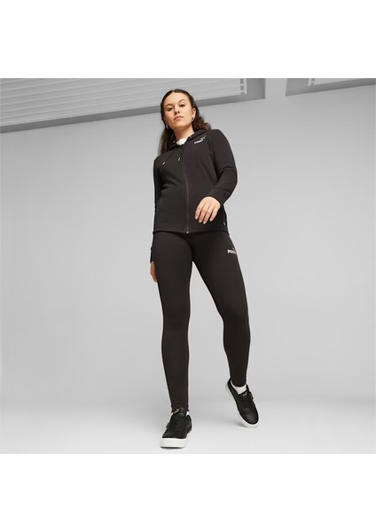 Metallic Tracksuit Tr Kadın Siyah Eşofman Takımı 67370101