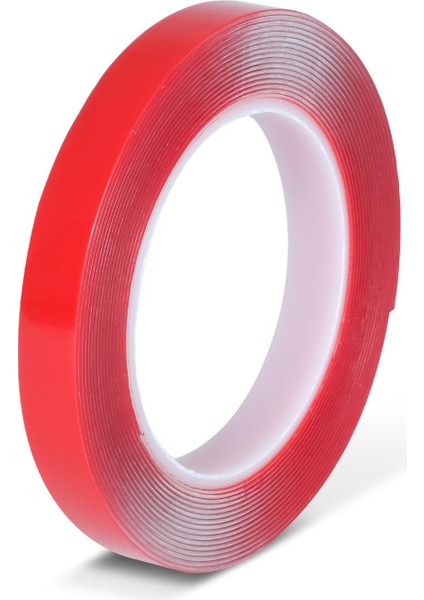 Çift Taraflı Akrilik Bandı 15 mm x 5 mt Çift 1 Adet