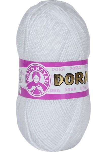 Dora Örgü Ipi Beyaz (000)