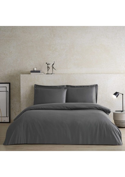 X TENCEL™ Lyocell King Nevresim Kılıfı Antrasit