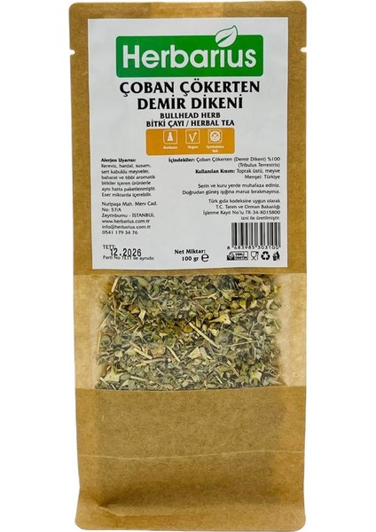 Çoban Çökerten - Demir Dikeni 100 gr (Tribulus Terrestris)