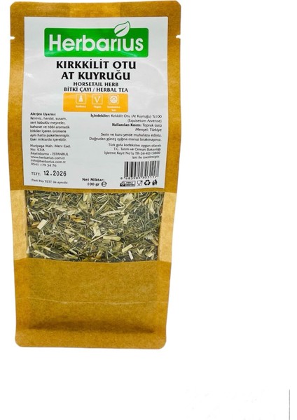 Kırkkilit Otu - At Kuyruğu 100 gr (Horsetail Herb)