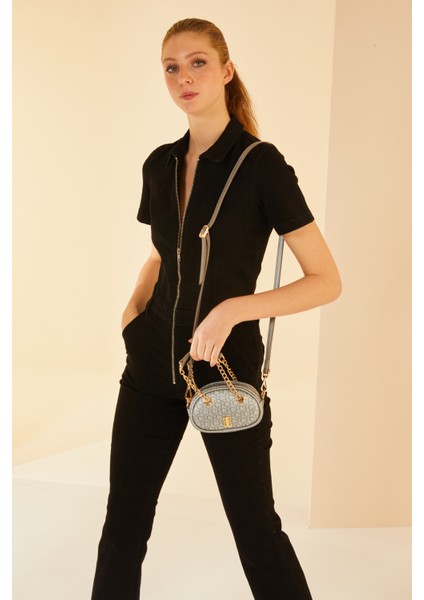 Platın Çapraz Çanta 05PO24Y1848-KAL Pl