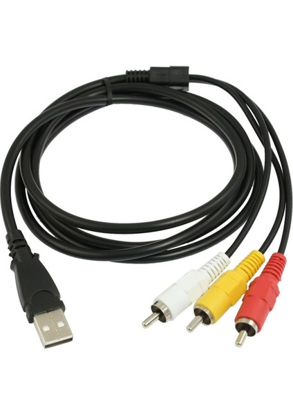 USB Erkek To 3rca Erkek Kablosu 1.5mt