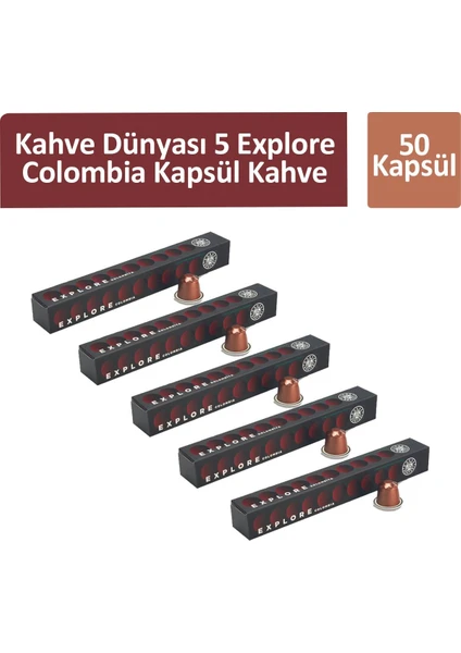 Kahve Dünyası 5 Explore Colombia Kapsül Kahve 50 Kapsül