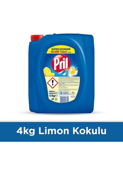 Bulaşık Deterjanı Limon Kokulu 4 kg