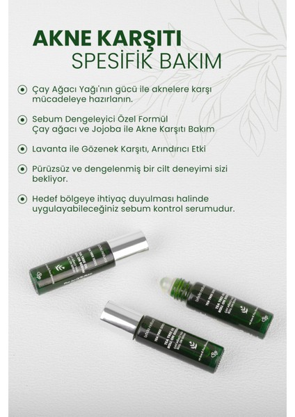 Bade Natural Çay Ağacı Hızlı Etkili Akne Karşıtı Roll On 10 ml