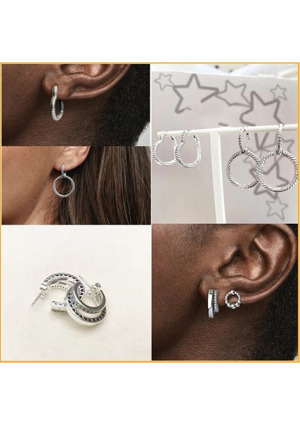 BET03 Orijinal Authentterling Gümüş Küpe Köpüklü Serbest Kalp Hoop Plata Pandore Küpe Kadın Moda Takı Hediye (Yurt Dışından) fiyatları