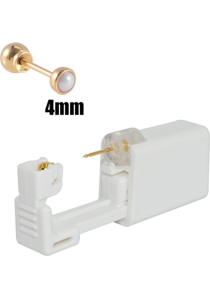 26-319B 1 Adet Hiçbir Ağrı Kulak Delme Cihazı + Güvenli Top Toka Seti ile Steril Çerçeve Steril Tek Kullanımlık Güvenlik Kıkırdak Tragus Damızlık Tabancası (Yurt Dışından)